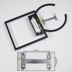 Hofstein Frederick Deckenleuchte LED Schwarz, Wei&szlig;, 1-flammig -LED Leuchten Verkäufe 2022 frederick deckenleuchte h3418635 4