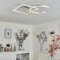 Hofstein Frederick Deckenleuchte LED Silber, Wei&szlig;, 1-flammig -LED Leuchten Verkäufe 2022 frederick deckenleuchte h3550953 10