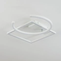 Hofstein Frederick Deckenleuchte LED Chrom, Wei&szlig;, 1-flammig -LED Leuchten Verkäufe 2022 frederick deckenleuchte h3550977 7