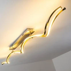 Hofstein Fredericton Deckenleuchte LED Nickel-Matt, 1-flammig -LED Leuchten Verkäufe 2022 fredericton deckenleuchte h3008195 11