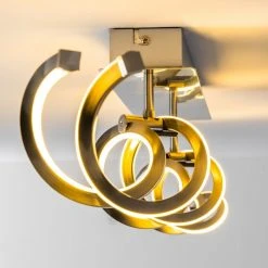 Hofstein Fredericton Deckenleuchte LED Nickel-Matt, 1-flammig -LED Leuchten Verkäufe 2022 fredericton deckenleuchte h3008195 13