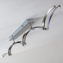 Hofstein Fredericton Deckenleuchte LED Nickel-Matt, 1-flammig -LED Leuchten Verkäufe 2022 fredericton deckenleuchte h3008195 3