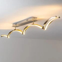 Hofstein Fredericton Deckenleuchte LED Nickel-Matt, 1-flammig -LED Leuchten Verkäufe 2022 fredericton deckenleuchte h3008195 5