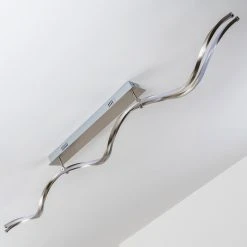 Hofstein Fredericton Deckenleuchte LED Nickel-Matt, 1-flammig -LED Leuchten Verkäufe 2022 fredericton deckenleuchte h3008195 8