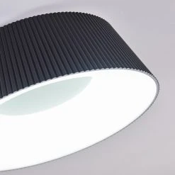 Hofstein Fremont Deckenleuchte LED Schwarz, 1-flammig, Fernbedienung -LED Leuchten Verkäufe 2022 fremont deckenleuchte h3333037 17