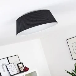 Hofstein Fremont Deckenleuchte LED Schwarz, 1-flammig, Fernbedienung -LED Leuchten Verkäufe 2022 fremont deckenleuchte h3333037 5