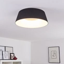 Hofstein Fremont Deckenleuchte LED Schwarz, 1-flammig, Fernbedienung -LED Leuchten Verkäufe 2022 fremont deckenleuchte h3333037 9