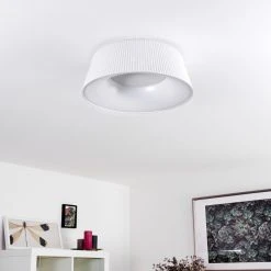 Hofstein Fremont Deckenleuchte LED Wei&szlig;, 1-flammig, Fernbedienung -LED Leuchten Verkäufe 2022 fremont deckenleuchte h3334645 14