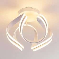 Hofstein Gabu Deckenleuchte LED Wei&szlig;, 1-flammig, Fernbedienung -LED Leuchten Verkäufe 2022 gabu deckenleuchte h3372050 21