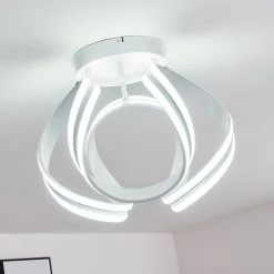 Hofstein Gabu Deckenleuchte LED Wei&szlig;, 1-flammig, Fernbedienung -LED Leuchten Verkäufe 2022 gabu deckenleuchte h3372050 6