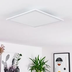 Hofstein Gallitos Deckenpanel LED Wei&szlig;, 1-flammig, Fernbedienung, Farbwechsler -LED Leuchten Verkäufe 2022 gallitos deckenpanel h3390696 9