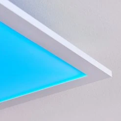 Hofstein Gallitos Deckenpanel LED Wei&szlig;, 1-flammig, Fernbedienung, Farbwechsler -LED Leuchten Verkäufe 2022 gallitos deckenpanel h3390719 11