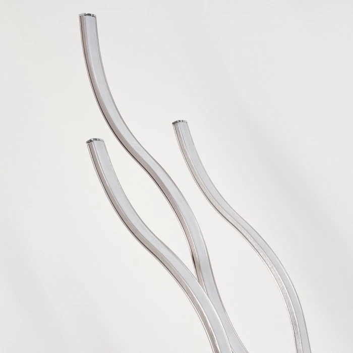 Hofstein Gamsen Stehleuchte LED Nickel-Matt, 3-flammig, Fernbedienung, Farbwechsler 6 Hofstein Gamsen Stehleuchte LED Nickel-Matt, 3-flammig, Fernbedienung, Farbwechsler – Bild 6