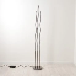 Hofstein Gamsen Stehleuchte LED Nickel-Matt, 3-flammig, Fernbedienung, Farbwechsler 19 Hofstein Gamsen Stehleuchte LED Nickel-Matt, 3-flammig, Fernbedienung, Farbwechsler -LED Leuchten Verkäufe 2022 gamsen stehleuchte h3562765 7