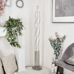 Hofstein Gamsen Stehleuchte LED Nickel-Matt, 3-flammig, Fernbedienung, Farbwechsler 21 Hofstein Gamsen Stehleuchte LED Nickel-Matt, 3-flammig, Fernbedienung, Farbwechsler -LED Leuchten Verkäufe 2022 gamsen stehleuchte h3562765 9