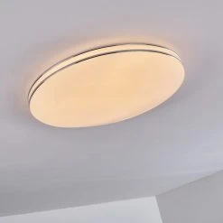 Hofstein Genthin Deckenleuchte LED Wei&szlig;, 1-flammig, Fernbedienung -LED Leuchten Verkäufe 2022 genthin deckenleuchte h3297087 do1 20