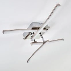 Hofstein Georgina Deckenleuchte LED Chrom, 4-flammig -LED Leuchten Verkäufe 2022 georgina deckenleuchte h3009260 14