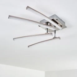 Hofstein Georgina Deckenleuchte LED Chrom, 4-flammig -LED Leuchten Verkäufe 2022 georgina deckenleuchte h3009260 3