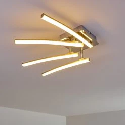 Hofstein Georgina Deckenleuchte LED Chrom, 4-flammig -LED Leuchten Verkäufe 2022 georgina deckenleuchte h3009260 6