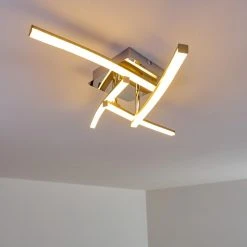 Hofstein Georgina Deckenleuchte LED Chrom, 4-flammig -LED Leuchten Verkäufe 2022 georgina deckenleuchte h3009260 7