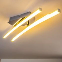 Hofstein Georgina Deckenleuchte LED Chrom, 2-flammig -LED Leuchten Verkäufe 2022 georgina deckenleuchte h3009291 10