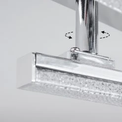 Hofstein Georgina Deckenleuchte LED Chrom, 4-flammig -LED Leuchten Verkäufe 2022 georgina deckenleuchte h3009307 5