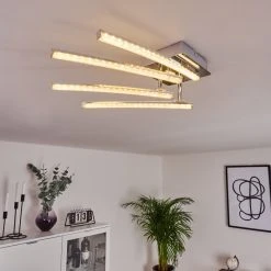 Hofstein Georgina Deckenleuchte LED Chrom, 4-flammig -LED Leuchten Verkäufe 2022 georgina deckenleuchte h3009307 6