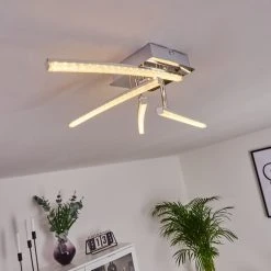 Hofstein Georgina Deckenleuchte LED Chrom, 4-flammig -LED Leuchten Verkäufe 2022 georgina deckenleuchte h3009307 8