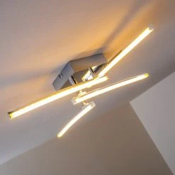 Hofstein Georgina Deckenleuchte LED Chrom, 4-flammig -LED Leuchten Verkäufe 2022 georgina deckenleuchte h30093072 13