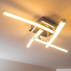 Hofstein Georgina Deckenleuchte LED Chrom, 4-flammig -LED Leuchten Verkäufe 2022 georgina deckenleuchte h30093072 19