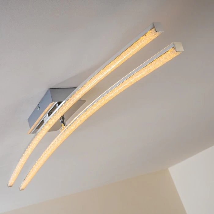 Hofstein Georgina Deckenleuchte LED Chrom, 2-flammig 11 Hofstein Georgina Deckenleuchte LED Chrom, 2-flammig – Bild 11