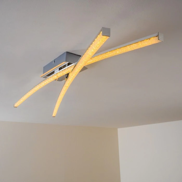 Hofstein Georgina Deckenleuchte LED Chrom, 2-flammig 13 Hofstein Georgina Deckenleuchte LED Chrom, 2-flammig – Bild 13