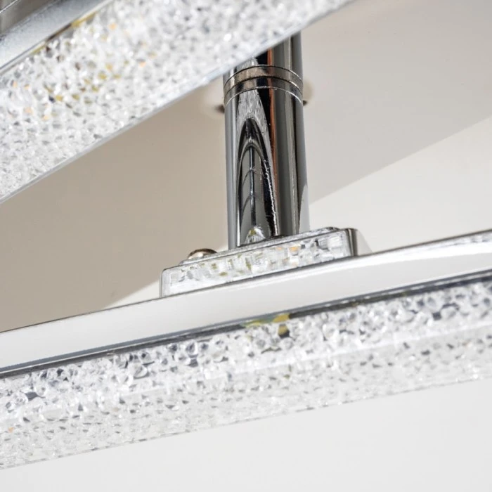 Hofstein Georgina Deckenleuchte LED Chrom, 2-flammig 24 Hofstein Georgina Deckenleuchte LED Chrom, 2-flammig – Bild 24