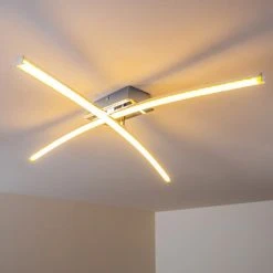 Hofstein Georgina Deckenleuchte LED Chrom, 2-flammig 34 Hofstein Georgina Deckenleuchte LED Chrom, 2-flammig -LED Leuchten Verkäufe 2022 georgina deckenleuchte h3009314 1 8