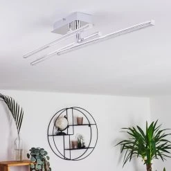 Hofstein Georgina Deckenleuchte LED Chrom, 3-flammig -LED Leuchten Verkäufe 2022 georgina deckenleuchte h3009321 10