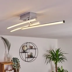 Hofstein Georgina Deckenleuchte LED Chrom, 3-flammig -LED Leuchten Verkäufe 2022 georgina deckenleuchte h3009321 7