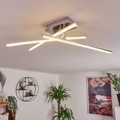 Hofstein Georgina Deckenleuchte LED Chrom, 3-flammig -LED Leuchten Verkäufe 2022 georgina deckenleuchte h3009321 8