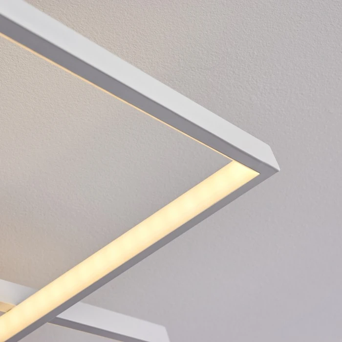 Hofstein Ghana Deckenleuchte LED Weiß, 1-flammig, Fernbedienung 15 Hofstein Ghana Deckenleuchte LED Weiß, 1-flammig, Fernbedienung – Bild 15