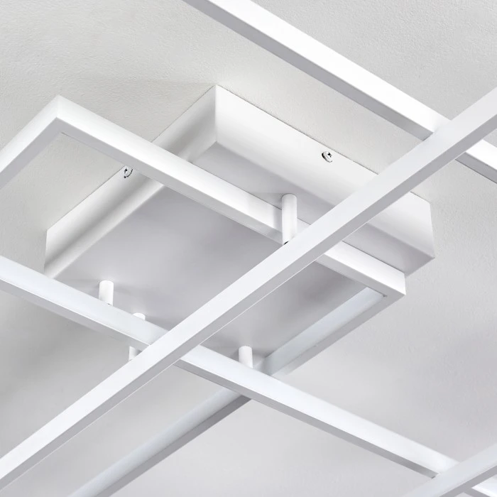 Hofstein Ghana Deckenleuchte LED Weiß, 1-flammig, Fernbedienung 17 Hofstein Ghana Deckenleuchte LED Weiß, 1-flammig, Fernbedienung – Bild 17