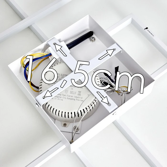 Hofstein Ghana Deckenleuchte LED Weiß, 1-flammig, Fernbedienung 19 Hofstein Ghana Deckenleuchte LED Weiß, 1-flammig, Fernbedienung – Bild 19