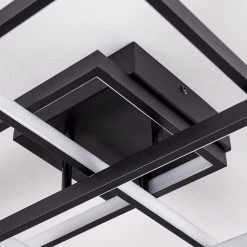 Hofstein Ghana Deckenleuchte LED Schwarz, 3-flammig, Fernbedienung, Farbwechsler -LED Leuchten Verkäufe 2022 ghana deckenleuchte h3380574 10