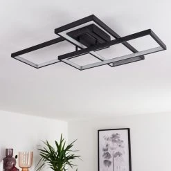 Hofstein Ghana Deckenleuchte LED Schwarz, 3-flammig, Fernbedienung, Farbwechsler -LED Leuchten Verkäufe 2022 ghana deckenleuchte h3380574 5
