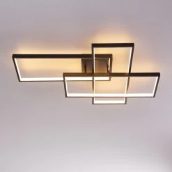 Hofstein Ghana Deckenleuchte LED Schwarz, 3-flammig, Fernbedienung, Farbwechsler -LED Leuchten Verkäufe 2022 ghana deckenleuchte h3380574 7