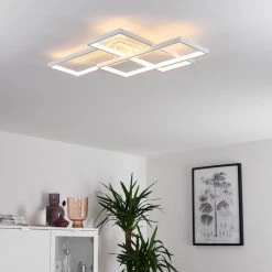 Hofstein Ghana Deckenleuchte LED Wei&szlig;, 4-flammig, Fernbedienung, Farbwechsler -LED Leuchten Verkäufe 2022 ghana deckenleuchte h3380598 11