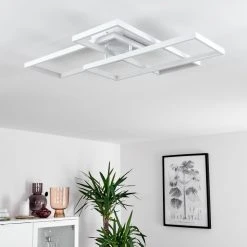 Hofstein Ghana Deckenleuchte LED Wei&szlig;, 4-flammig, Fernbedienung, Farbwechsler -LED Leuchten Verkäufe 2022 ghana deckenleuchte h3380598 12