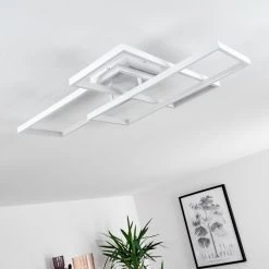 Hofstein Ghana Deckenleuchte LED Wei&szlig;, 4-flammig, Fernbedienung, Farbwechsler -LED Leuchten Verkäufe 2022 ghana deckenleuchte h3380598 14