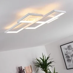 Hofstein Ghana Deckenleuchte LED Wei&szlig;, 4-flammig, Fernbedienung, Farbwechsler -LED Leuchten Verkäufe 2022 ghana deckenleuchte h3380598 2