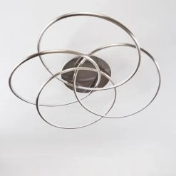 Hofstein Gimdalen Deckenleuchte LED Nickel-Matt, 1-flammig, Fernbedienung -LED Leuchten Verkäufe 2022 gimdalen deckenleuchte h3169278 do1 10