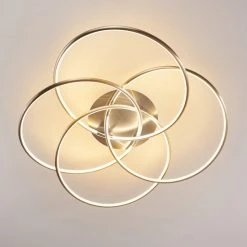 Hofstein Gimdalen Deckenleuchte LED Nickel-Matt, 1-flammig, Fernbedienung -LED Leuchten Verkäufe 2022 gimdalen deckenleuchte h3169278 do1 11