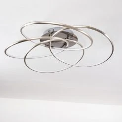 Hofstein Gimdalen Deckenleuchte LED Nickel-Matt, 1-flammig, Fernbedienung -LED Leuchten Verkäufe 2022 gimdalen deckenleuchte h3169278 do1 14